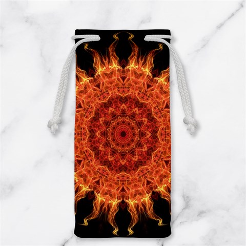 Flaming Sun Jewelry Bag from ArtsNow.com Front