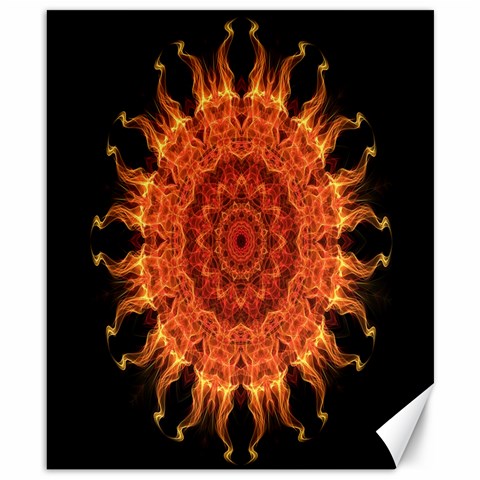 Flaming Sun Canvas 8  x 10  (Unframed) from ArtsNow.com 8.15 x9.66  Canvas - 1