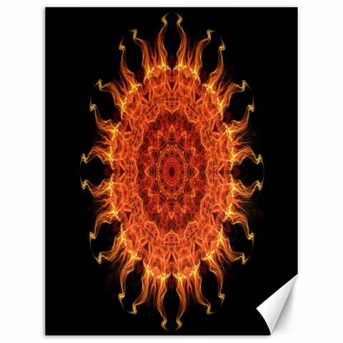 Flaming Sun Canvas 12  x 16  (Unframed) from ArtsNow.com 11.86 x15.41  Canvas - 1