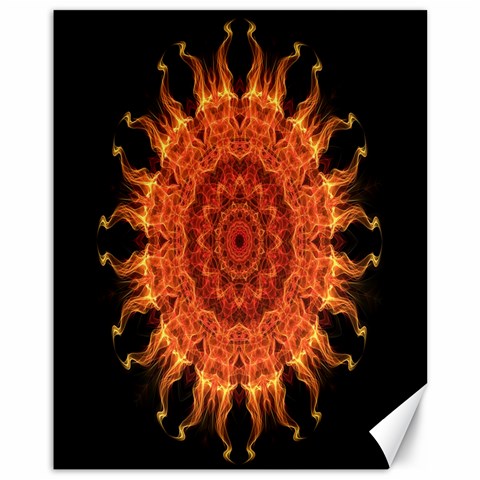 Flaming Sun Canvas 11  x 14  (Unframed) from ArtsNow.com 10.95 x13.48  Canvas - 1