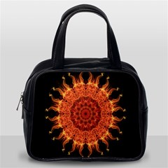 Flaming Sun Classic Handbag (Two Sides) from ArtsNow.com Back