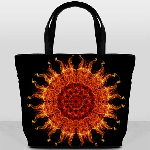 Flaming Sun Bucket Handbag from ArtsNow.com Back