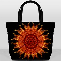 Flaming Sun Bucket Handbag from ArtsNow.com Back