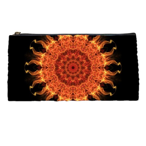 Flaming Sun Pencil Case from ArtsNow.com Front