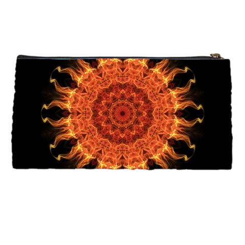 Flaming Sun Pencil Case from ArtsNow.com Back