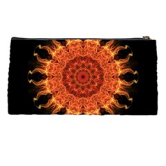 Flaming Sun Pencil Case from ArtsNow.com Back