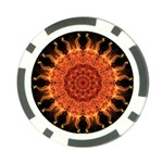 Flaming Sun Poker Chip (10 Pack)