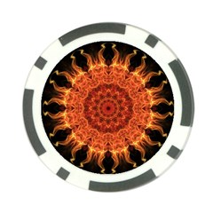 Flaming Sun Poker Chip (10 Pack) from ArtsNow.com Back