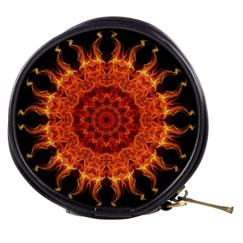 Flaming Sun Mini Makeup Case from ArtsNow.com Front