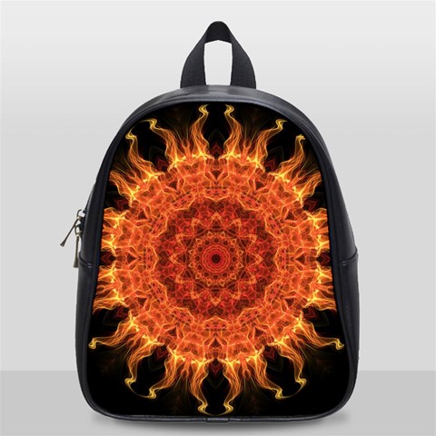 Flaming Sun School Bag (Small) from ArtsNow.com Front