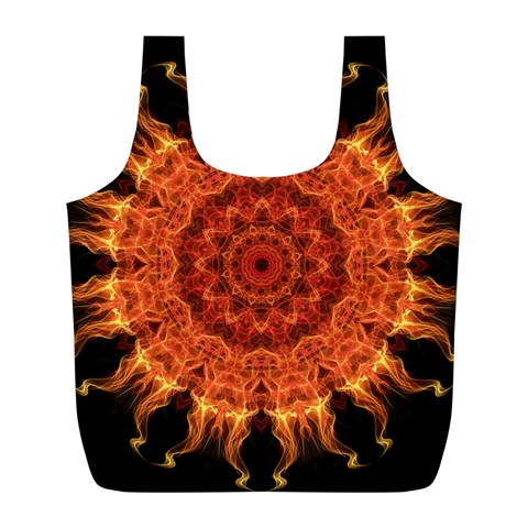 Flaming Sun Reusable Bag (L) from ArtsNow.com Back