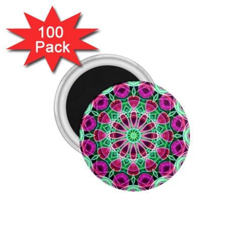 Flower Garden 1.75  Button Magnet (100 pack) from ArtsNow.com Front