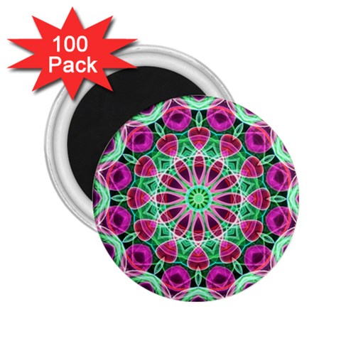 Flower Garden 2.25  Button Magnet (100 pack) from ArtsNow.com Front