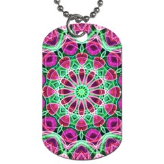 Flower Garden Dog Tag (Two Front