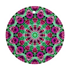 Flower Garden Round Ornament (Two Sides) from ArtsNow.com Front