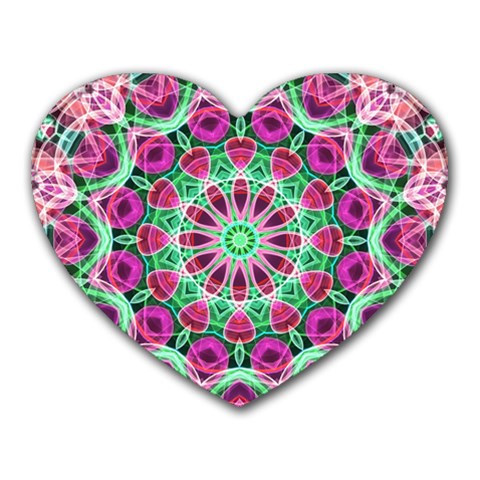 Flower Garden Mouse Pad (Heart) from ArtsNow.com Front