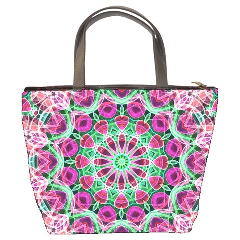 Flower Garden Bucket Handbag from ArtsNow.com Back