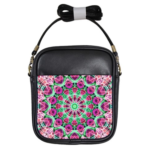 Flower Garden Girl s Sling Bag from ArtsNow.com Front