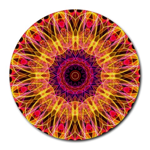 Gemstone Dream 8  Mouse Pad (Round) from ArtsNow.com Front