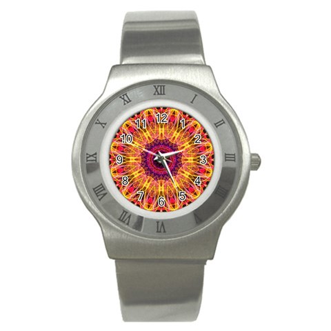 Gemstone Dream Stainless Steel Watch (Slim) from ArtsNow.com Front