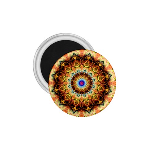 Ochre Burnt Glass 1.75  Button Magnet from ArtsNow.com Front