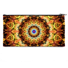 Ochre Burnt Glass Pencil Case from ArtsNow.com Back