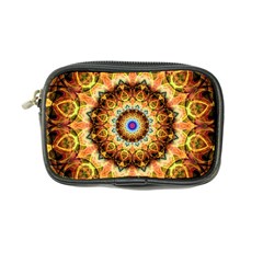 Ochre Burnt Glass Coin Purse from ArtsNow.com Front