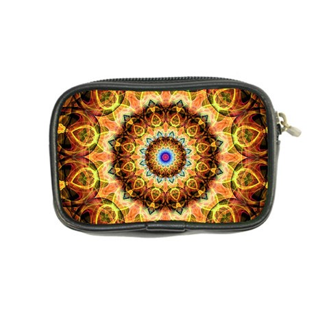 Ochre Burnt Glass Coin Purse from ArtsNow.com Back