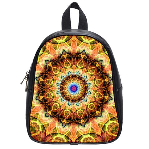 Ochre Burnt Glass School Bag (Small) from ArtsNow.com Front