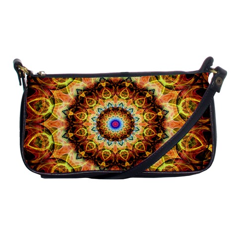 Ochre Burnt Glass Evening Bag from ArtsNow.com Front