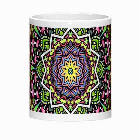 Psychedelic Leaves Mandala Morph Mug from ArtsNow.com Center