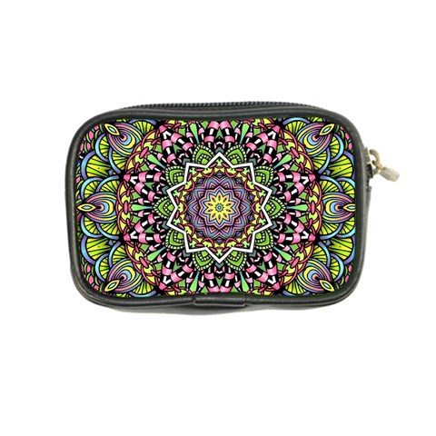 Psychedelic Leaves Mandala Coin Purse from ArtsNow.com Back