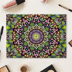 Psychedelic Leaves Mandala Cosmetic Bag (XL) from ArtsNow.com Back