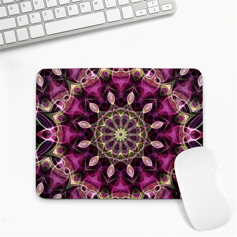 Purple Flower Small Mouse Pad (Rectangle) from ArtsNow.com Front