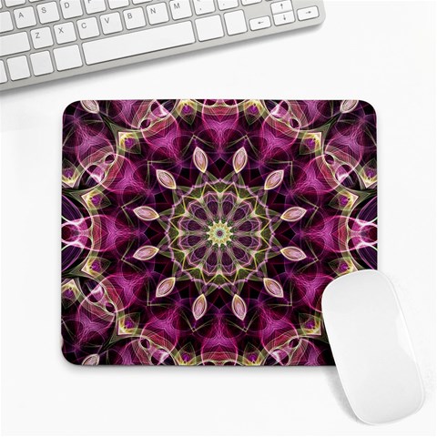 Purple Flower Large Mouse Pad (Rectangle) from ArtsNow.com Front