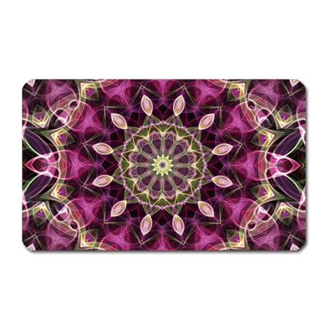 Purple Flower Magnet (Rectangular) from ArtsNow.com Front