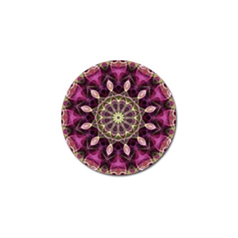 Purple Flower Golf Ball Marker from ArtsNow.com Front