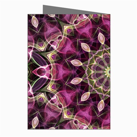 Purple Flower Greeting Card (8 Pack) from ArtsNow.com Right