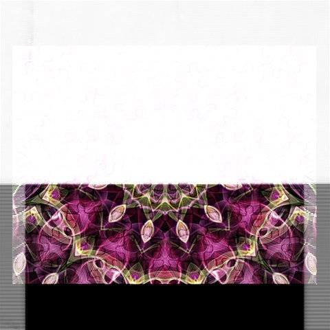 Purple Flower Jigsaw Puzzle (Rectangle) from ArtsNow.com Front