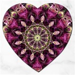 Purple Flower Jigsaw Puzzle (Heart)