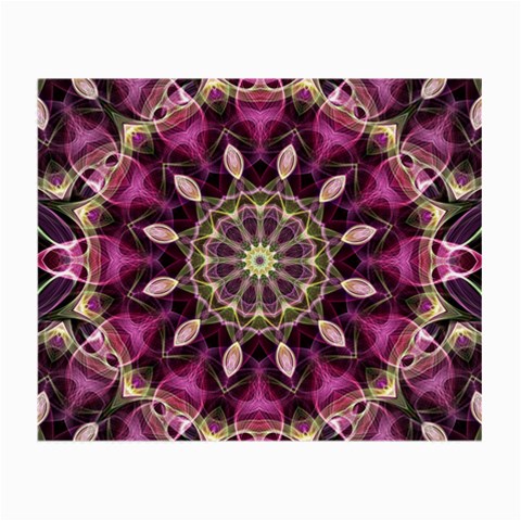 Purple Flower Glasses Cloth (Small) from ArtsNow.com Front