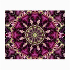 Purple Flower Glasses Cloth (Small, Two Sided) from ArtsNow.com Front