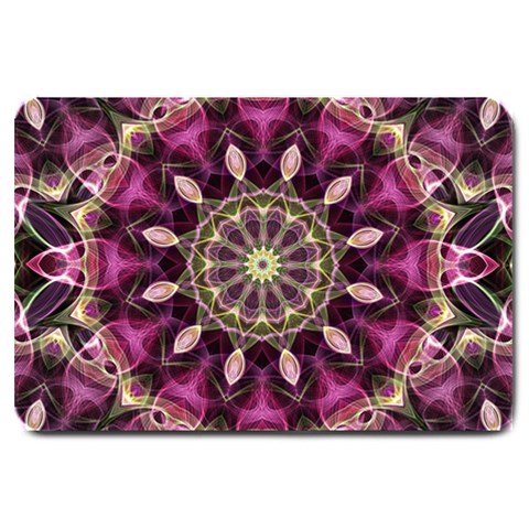 Purple Flower Large Door Mat from ArtsNow.com 30 x20  Door Mat