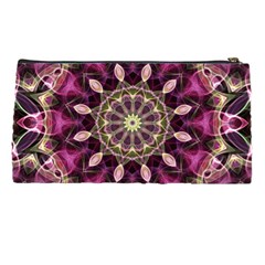 Purple Flower Pencil Case from ArtsNow.com Back