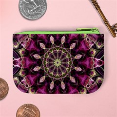 Purple Flower Coin Change Purse from ArtsNow.com Back