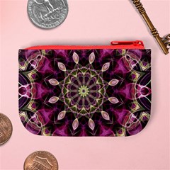 Purple Flower Coin Change Purse from ArtsNow.com Back