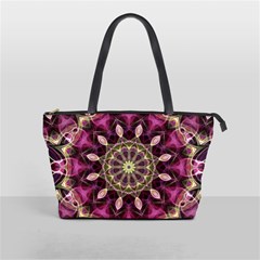 Purple Flower Large Shoulder Bag from ArtsNow.com Front