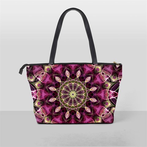 Purple Flower Large Shoulder Bag from ArtsNow.com Back