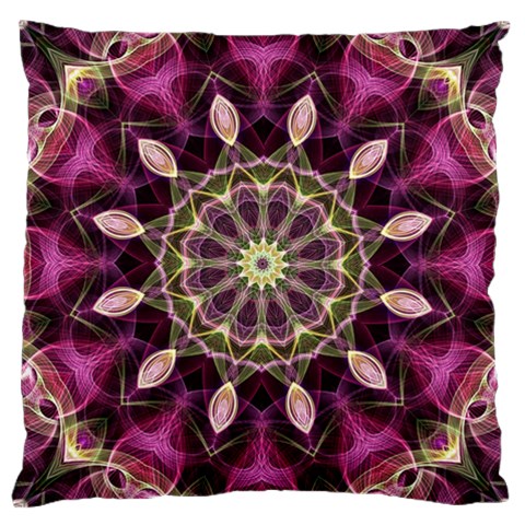 Purple Flower Large Cushion Case (Two Sided)  from ArtsNow.com Front