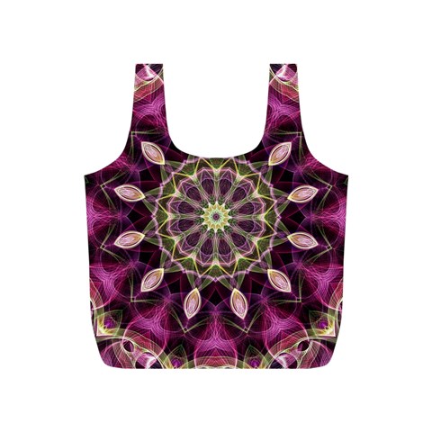 Purple Flower Reusable Bag (S) from ArtsNow.com Back